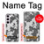 W2186 Gray Camo Camouflage Graphic Printed Hard Case and Leather Flip Case For Samsung Galaxy S23