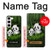 W2441 Panda Family Bamboo Forest Hard Case and Leather Flip Case For Samsung Galaxy S23