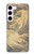 W2680 Japan Art Obi With Stylized Waves Hard Case and Leather Flip Case For Samsung Galaxy S23