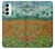 W2681 Field Of Poppies Vincent Van Gogh Hard Case and Leather Flip Case For Samsung Galaxy S23