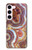 W3034 Colored Marble Texture Printed Hard Case and Leather Flip Case For Samsung Galaxy S23