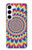 W3162 Colorful Psychedelic Hard Case and Leather Flip Case For Samsung Galaxy S23