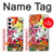 W3205 Retro Art Flowers Hard Case and Leather Flip Case For Samsung Galaxy S23