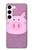 W3269 Pig Cartoon Hard Case and Leather Flip Case For Samsung Galaxy S23