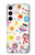 W3280 Kids Drawing Hard Case and Leather Flip Case For Samsung Galaxy S23