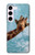 W3680 Cute Smile Giraffe Hard Case and Leather Flip Case For Samsung Galaxy S23