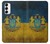 W3858 Ukraine Vintage Flag Hard Case and Leather Flip Case For Samsung Galaxy S23