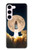 W3859 Bitcoin to the Moon Hard Case and Leather Flip Case For Samsung Galaxy S23