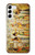 W0272 Egypt Wall Art Hard Case and Leather Flip Case For Samsung Galaxy S23 Plus