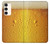 W0328 Beer Glass Hard Case and Leather Flip Case For Samsung Galaxy S23 Plus