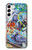 W0588 Wall Graffiti Hard Case and Leather Flip Case For Samsung Galaxy S23 Plus