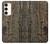 W0598 Wood Graphic Printed Hard Case and Leather Flip Case For Samsung Galaxy S23 Plus