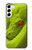 W0785 Green Snake Hard Case and Leather Flip Case For Samsung Galaxy S23 Plus