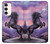 W1461 Unicorn Fantasy Horse Hard Case and Leather Flip Case For Samsung Galaxy S23 Plus