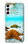 W1679 Starfish Sea Beach Hard Case and Leather Flip Case For Samsung Galaxy S23 Plus