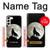 W1981 Wolf Howling at The Moon Hard Case and Leather Flip Case For Samsung Galaxy S23 Plus