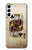 W2528 Poker King Card Hard Case and Leather Flip Case For Samsung Galaxy S23 Plus