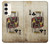 W2528 Poker King Card Hard Case and Leather Flip Case For Samsung Galaxy S23 Plus