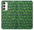 W2666 Marijuana Pattern Hard Case and Leather Flip Case For Samsung Galaxy S23 Plus