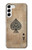 W2928 Vintage Spades Ace Card Hard Case and Leather Flip Case For Samsung Galaxy S23 Plus