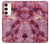 W3052 Pink Marble Graphic Printed Hard Case and Leather Flip Case For Samsung Galaxy S23 Plus