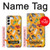 W3275 Cute Halloween Cartoon Pattern Hard Case and Leather Flip Case For Samsung Galaxy S23 Plus