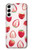 W3481 Strawberry Hard Case and Leather Flip Case For Samsung Galaxy S23 Plus