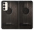 W3834 Old Woods Black Guitar Hard Case and Leather Flip Case For Samsung Galaxy S23 Plus