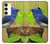 W3839 Bluebird of Happiness Blue Bird Hard Case and Leather Flip Case For Samsung Galaxy S23 Plus