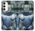 W3864 Medieval Templar Heavy Armor Knight Hard Case and Leather Flip Case For Samsung Galaxy S23 Plus