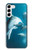 W3878 Dolphin Hard Case and Leather Flip Case For Samsung Galaxy S23 Plus