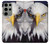 W0854 Eagle American Hard Case and Leather Flip Case For Samsung Galaxy S23 Ultra