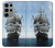 W1096 Sailing Ship in an Ocean Hard Case and Leather Flip Case For Samsung Galaxy S23 Ultra