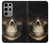 W1107 Skull Face Grim Reaper Hard Case and Leather Flip Case For Samsung Galaxy S23 Ultra