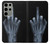 W1143 X-ray Hand Middle Finger Hard Case and Leather Flip Case For Samsung Galaxy S23 Ultra