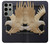 W1383 Paper Sculpture Eagle Hard Case and Leather Flip Case For Samsung Galaxy S23 Ultra