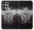 W1434 Skull Wing Tattoo Biker Hard Case and Leather Flip Case For Samsung Galaxy S23 Ultra