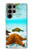 W1679 Starfish Sea Beach Hard Case and Leather Flip Case For Samsung Galaxy S23 Ultra