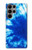 W1869 Tie Dye Blue Hard Case and Leather Flip Case For Samsung Galaxy S23 Ultra