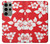 W1949 Hawaiian Hibiscus Pattern Hard Case and Leather Flip Case For Samsung Galaxy S23 Ultra