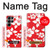 W1949 Hawaiian Hibiscus Pattern Hard Case and Leather Flip Case For Samsung Galaxy S23 Ultra