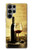 W2042 A Grape Vineyard Grapes Bottle Red Wine Hard Case and Leather Flip Case For Samsung Galaxy S23 Ultra