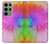 W2488 Tie Dye Color Hard Case and Leather Flip Case For Samsung Galaxy S23 Ultra