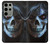 W2585 Evil Death Skull Pentagram Hard Case and Leather Flip Case For Samsung Galaxy S23 Ultra