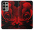 W2898 Red Rose Hard Case and Leather Flip Case For Samsung Galaxy S23 Ultra