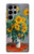 W2937 Claude Monet Bouquet of Sunflowers Hard Case and Leather Flip Case For Samsung Galaxy S23 Ultra