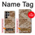 W2939 Desert Digital Camo Camouflage Hard Case and Leather Flip Case For Samsung Galaxy S23 Ultra