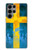 W2990 Sweden Football Soccer Hard Case and Leather Flip Case For Samsung Galaxy S23 Ultra