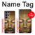 W3189 Magical Yantra Buddha Face Hard Case and Leather Flip Case For Samsung Galaxy S23 Ultra