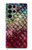 W3539 Mermaid Fish Scale Hard Case and Leather Flip Case For Samsung Galaxy S23 Ultra